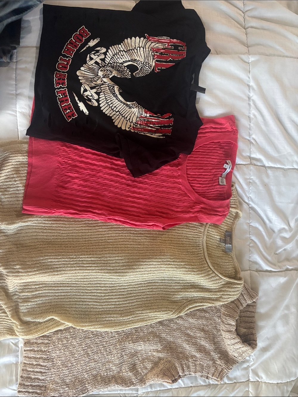 Small/medium knit vests